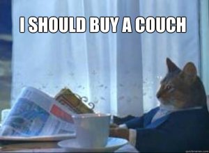 I SHOULD BUY A COUCH